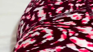 The stepson helps his stepmom choose which panties are best to wear to the gym