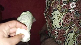 Punjabi Jatti Caught Bihari Masturbate in Her Bathroom and Punish Him