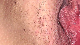 Red Pussy of Chubby Mature Eveline Magic Exposed