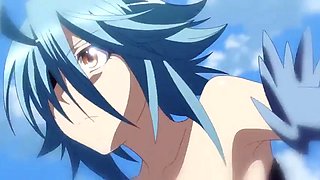 Busty hentai serpent lady has her way with a teen in his bedroom Monster Girls ep1