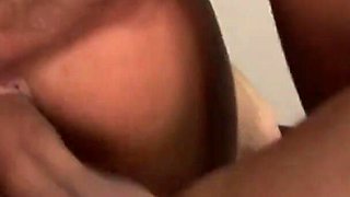 Anal loving blonde slut with small tits has a threesome