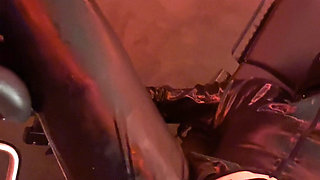 Slave is punished and spat on
