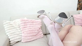 Brasilian pornstar Sereia Ninfo getting fucked by 4 big cocks