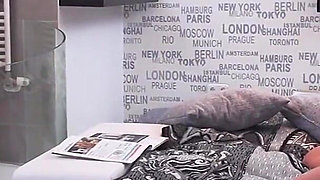 Mature Lesbian Vianne Gets Her Super Hairy Pussy Eaten Out by Hot Babe Candy Sweet