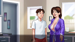step sister and anon make hot seen in summertime saga part 51