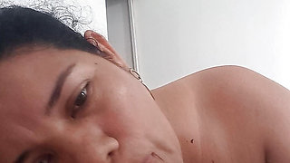 Beautiful neighbor sucking