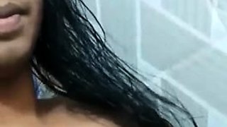 Tamil Girl Recording Herself While Changing Clothes In