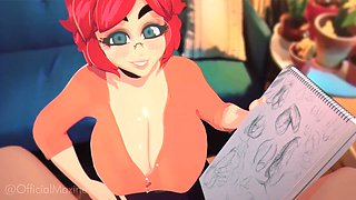 Purely Educational"" - Balak's 3D hentai lesson featuring Maxine