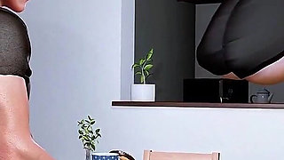 Old Man Curved in Code: the 3D Siren - 3D Animation Hentai