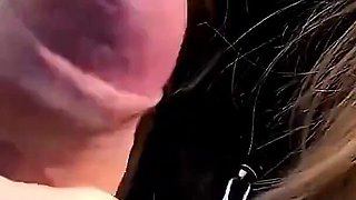 Huge Dick for My Sister-in-law. Schoolgirl Gives a Blowjob While Parents Are Away