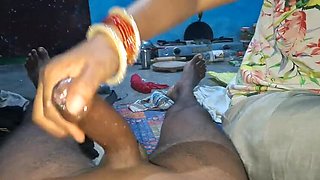 Jonha Khablee Hot Indian Stepsister Handjob & Cumshot Masturbation in Hindi