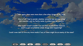 Maid Mansion: horny maid masturbates in the hot tub and the master is jerking his cock until they finish ep.6