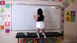 Mia: Spanked at Whiteboard