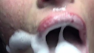 Tattooed BBW Ashley Creampie Gangbang Blowbang Session