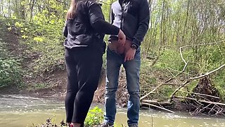 MILF Mother-in-Law Catches Daughter & Fucks Me Outdoor - Big Ass Ukrainian Amateur