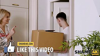 Shame4k. stud pounds his mature teacher who is at the same time cam model