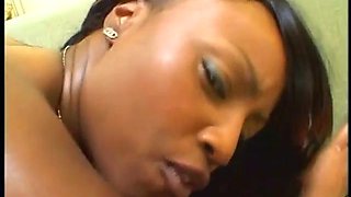 Jada Fire playing with an oversized shaft