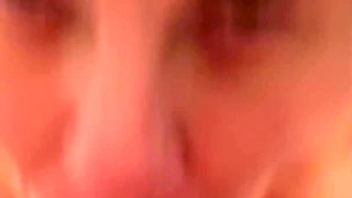 Mature Amateur Sucking the Cum Out of Her Friends Cock and Swallowing!