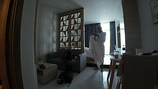 Messing Around in Our Hotel Room
