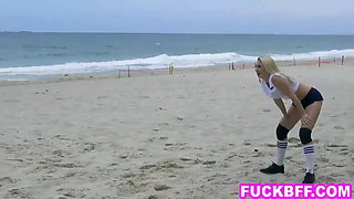 Volleyballin teen bffs share a highly Big Dick