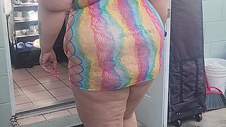 My rainbow dress