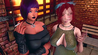 Visual novel, beautiful japanese, all animated