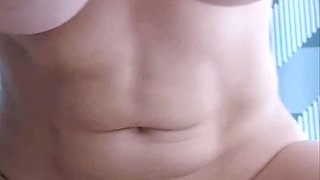 Chubby Busty Teen Solo Masturbation