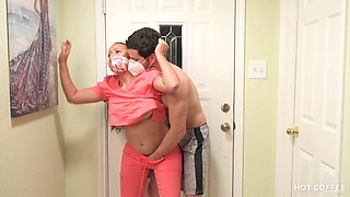 Latina nurse comes home for some great sex after a long shift