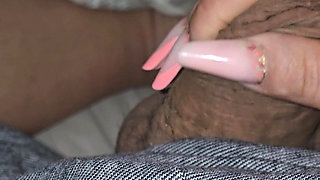 Step mom take care of step son dick after surgery