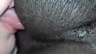 Sucking His Big Black Balls Licking His Arsehole