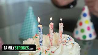 Step-father is anxious to give his beautiful daughter-in-law an unforgettable feb 29th bday festivity