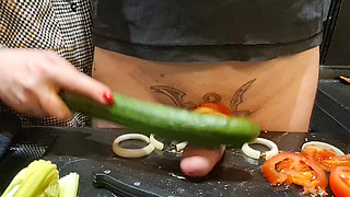 CBT. Extreme Dick and Urethral Torment in the Kitchen! Cooking Cock 2. Episode 3/3. Full.