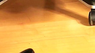Blue Tights, Mary Jane Heels & Shoeplay Fetish Tease