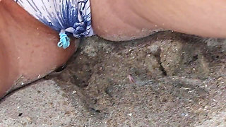 Peeing on the Beach