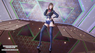 MMD CHUNG HA - Algorithm Tifa Hot Kpop Dance Final Fantasy Uncensored 4K 60FPS