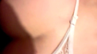 Sexy blonde sits on cock BBC