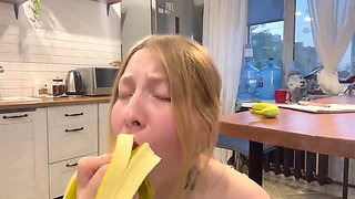 On Her Boyfriend with Her Boss at Work.