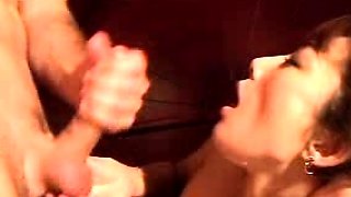 Amateur Asian babe rides a cock