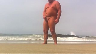 Nude beach wankers 4