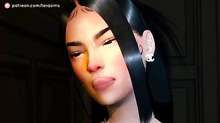 3D Porn - Rough sex at a party