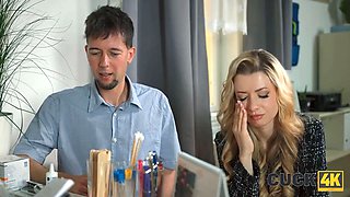 Cuck4k. wild doc massaged her pussy... in front of spouse