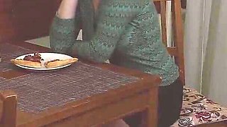 Adorable Teen Babe, Lassie, Got Horny During Dinner