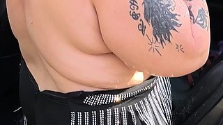 Backseat Bouncing on Your Cock Wooded Area Cumming on Top