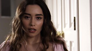 Hardcore interracial fucking on the sofa with sexy Aria Lee