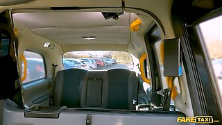 Fake taxi - pinkish haired wonder plower gets her vagina creampied