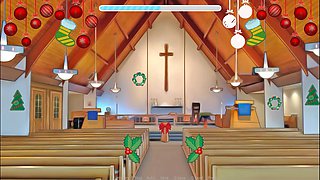 3D lesbian nuns getting naughty with each other