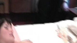 Oiled-up German Babes Licking Each Other's Twats in From of the Cam