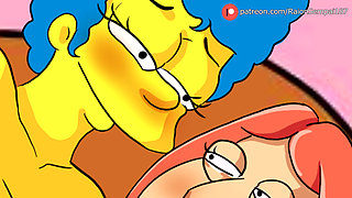 Marge & Lois: Hot Pleasure in Cartoon - Extreme Hentai
