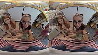 Sex Lesson Featuring Marina Gold & Teacher Sexy Lexy