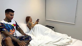 My Stepmother Lets Me Into Her Room, but I Get Horny and Fuck Her.